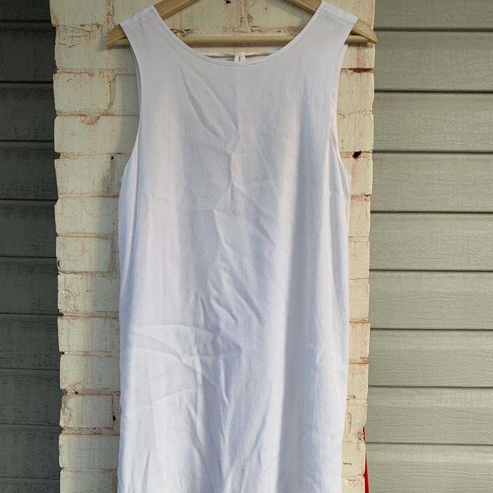 Backless BB Dakota dress with fringe